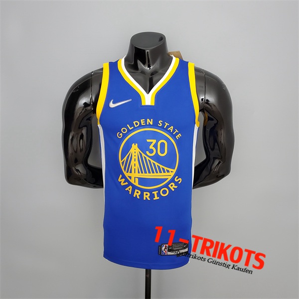 Golden State Warriors (Gurry #30) NBA Trikots Blau 75th Anniversary