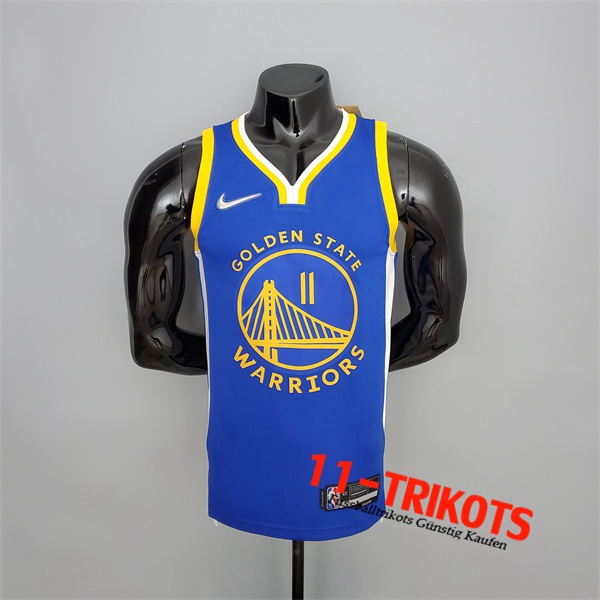 Golden State Warriors (Thompson #11) NBA Trikots Blau 75th Anniversary