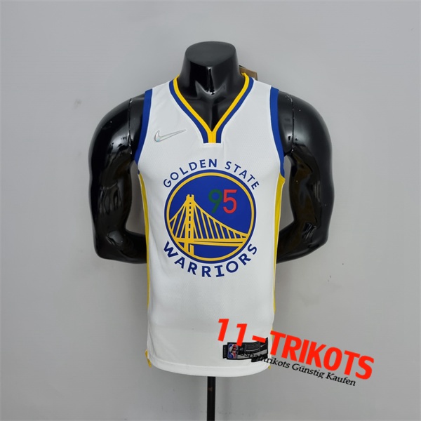 Golden State Warriors (Toscano #95) NBA Trikots Weiß 75th Anniversary Mexiko Exclusive