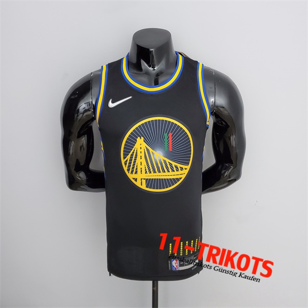 Golden State Warriors (Thompson #11) NBA Trikots Schwarz 75th Anniversary Mexiko Edition