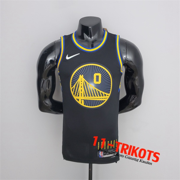 Golden State Warriors (Payton II#0) NBA Trikots 2022 Schwarz City Edition