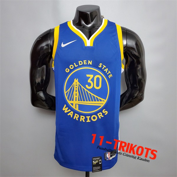 Golden State Warriors (Curry #30) NBA Trikots Blau