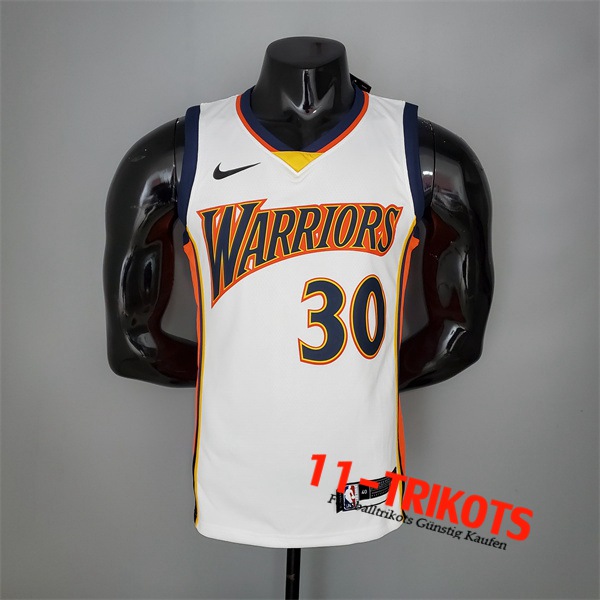 Golden State Warriors (Curry #30) NBA Trikots Weiß Recrue