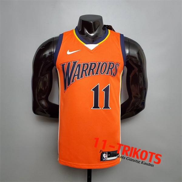 Neues Golden State Warriors (Thompson #11) NBA Trikots Orange