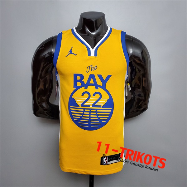 Neues Golden State Warriors (Wiggins #22) NBA Trikots Gelb