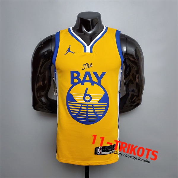 Neues Golden State Warriors (Young #6) NBA Trikots Gelb