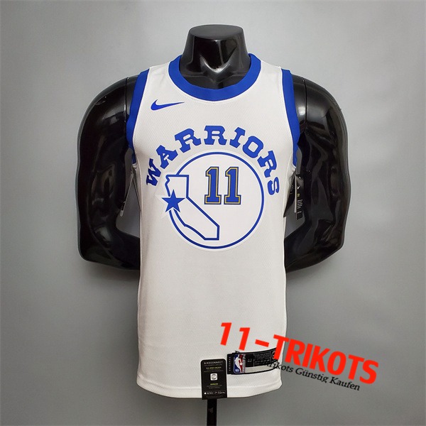 Golden State Warriors (Thompson #11) NBA Trikots Weiß Retro Version