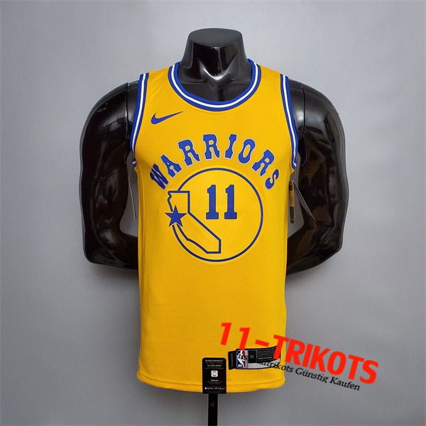 Golden State Warriors (Thompson #11) NBA Trikots Gelb Retro Version