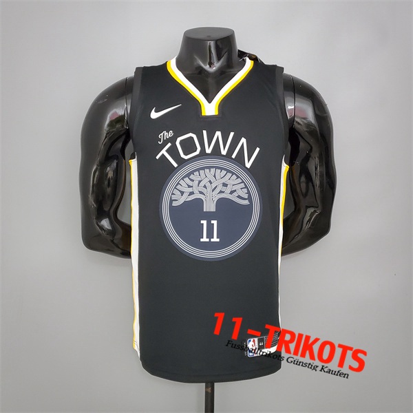 Golden State Warriors (Thompson #11) NBA Trikots Schwarz