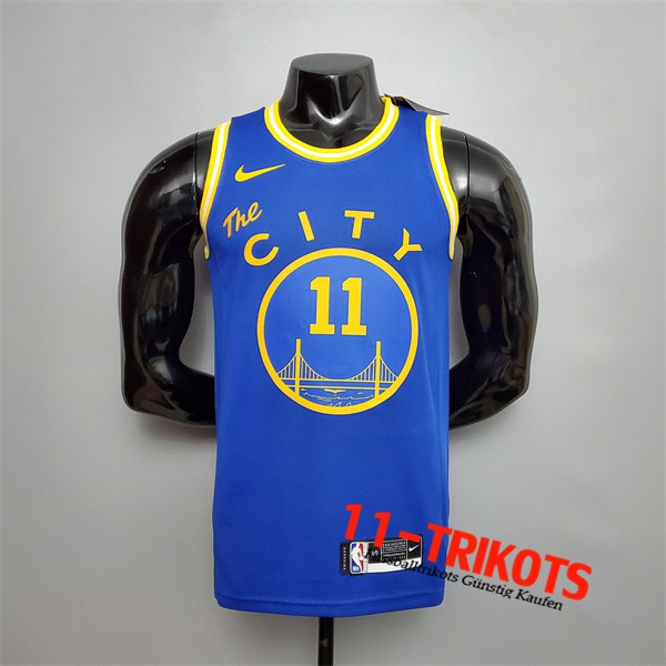 Golden State Warriors (Thompson #11) NBA Trikots Blau Tram Version