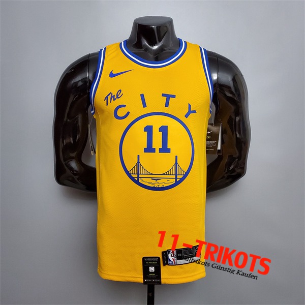 Golden State Warriors (Thompson #11) NBA Trikots Gelb Tram Version