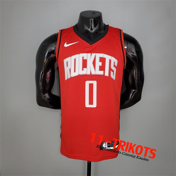 Houston Rockets (Westbrook #0) NBA Trikots 2021 Rot