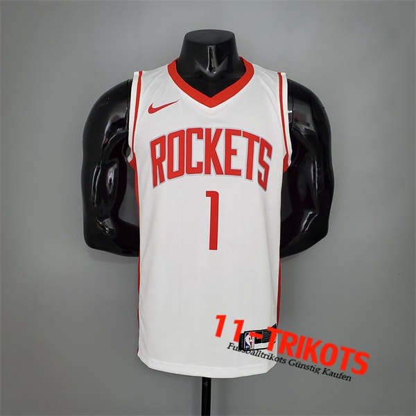 Houston Rockets (McGrady #1) NBA Trikots 2021 Weiß