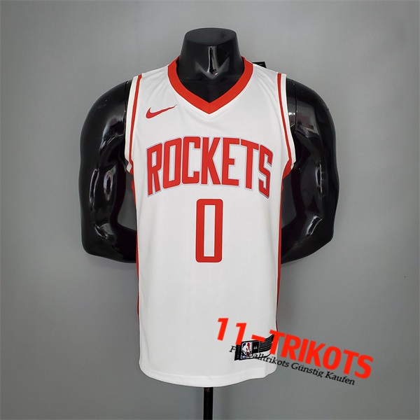 Houston Rockets (Westbrook #0) NBA Trikots 2021 Weiß