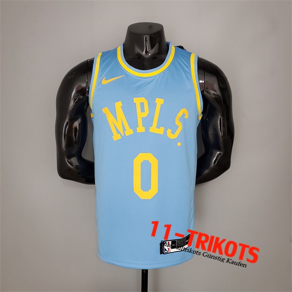 Los Angeles Lakers (Young #0) NBA Trikots 2021 Blau Minneapolis Edition