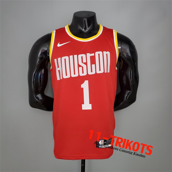 Houston Rockets (McGrady #1) NBA Trikots Retro Rot