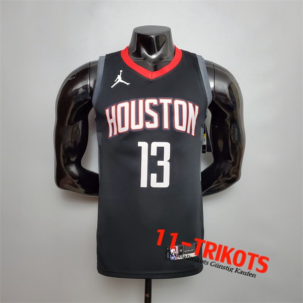 Houston Rockets (Harden #13) NBA Trikots Schwarz Jordan Theme Limited City Edition
