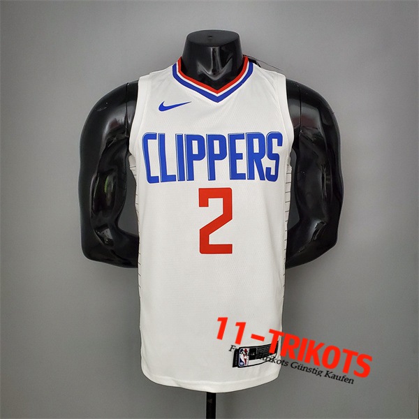 Los Angeles Clippers (Leonard #2) NBA Trikots Weiß Limited Edition