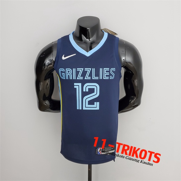 Memphis Grizzlies (Morant #12) NBA Trikots Navy blau 75th Anniversary