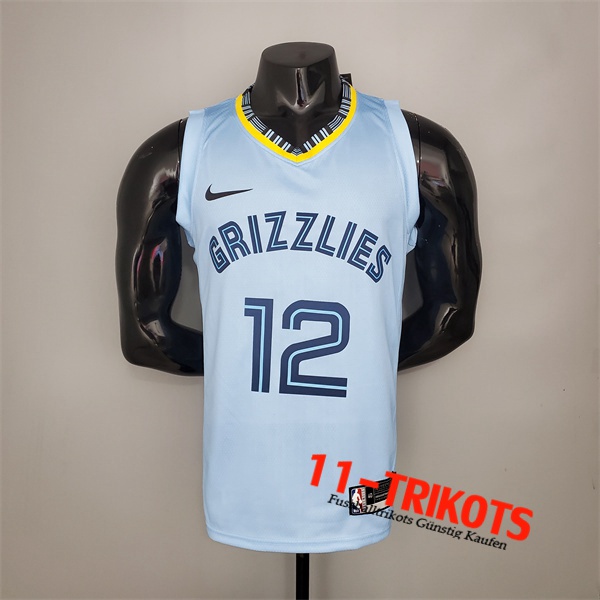 Memphis Grizzlies (Orantt #12) NBA Trikots Blau Clair City Edition