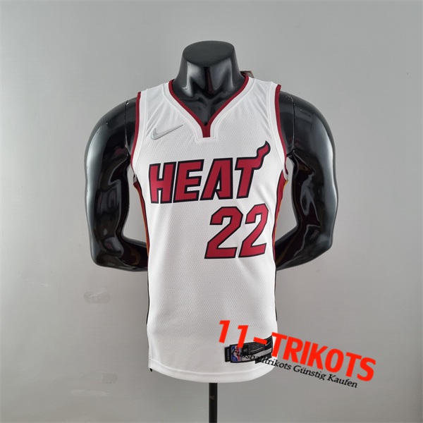 Miami Heat (Butler #22) NBA Trikots Weiß 75th Anniversary