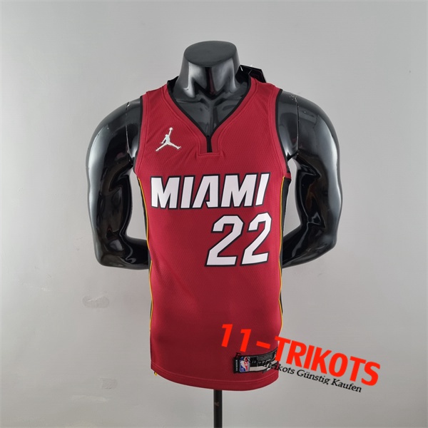 Miami Heat (Butler #22) NBA Trikots Rotwein 75th Anniversary