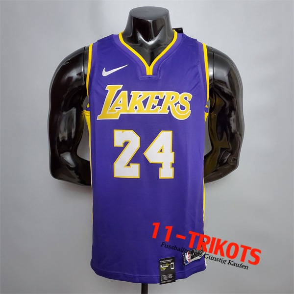 Los Angeles Lakers (Bryant #24) NBA Trikots Violett/Gelb