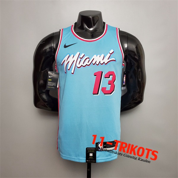 Miami Heat (Adebayo #13) NBA Trikots Blau Encolure Ronde