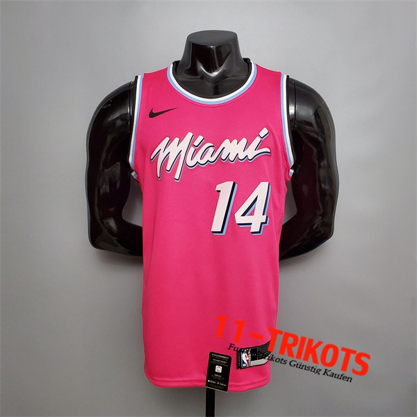 Miami Heat (Herro #14) NBA Trikots Rosa Encolure Ronde