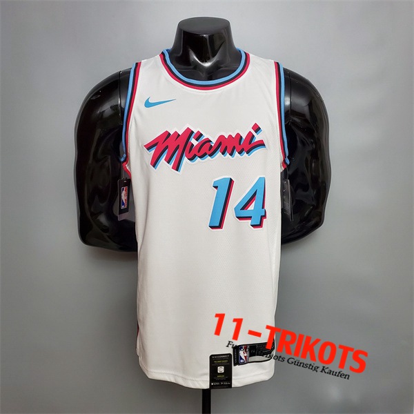 Miami Heat (Herro #14) NBA Trikots Weiß Encolure Ronde