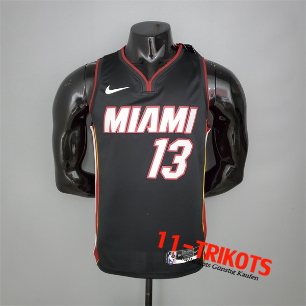 Miami Heat (Adebayo #13) NBA Trikots Schwarz