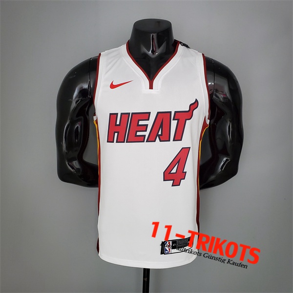 Miami Heat (Oladipo #4) NBA Trikots Weiß