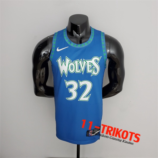 Minnesota Timberwolves (Towns #32) NBA Trikots Blau 75th Anniversary City Edition