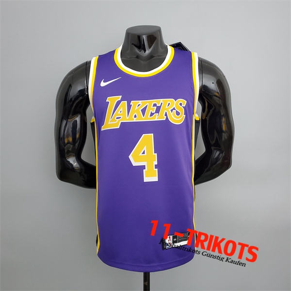 Los Angeles Lakers (Rondo #4) NBA Trikots Violett Encolure Ronde