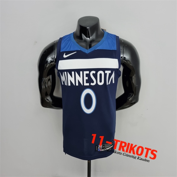 Minnesota Timberwolves (Russell #0) NBA Trikots Blau Royal 75th Anniversary