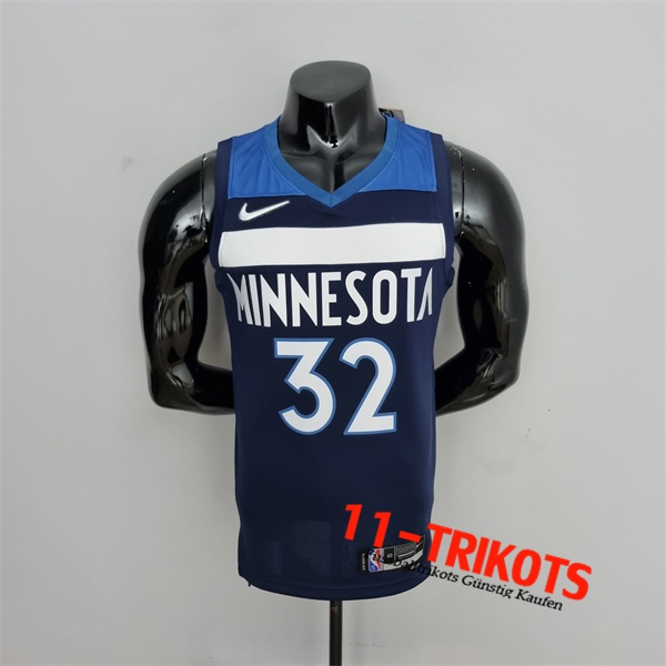 Minnesota Timberwolves (Towns #32) NBA Trikots Blau Royal 75th Anniversary