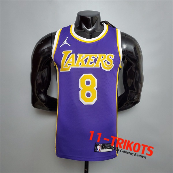 Los Angeles Lakers (Bryant #8) NBA Trikots Violett Theme Encolure Ronde