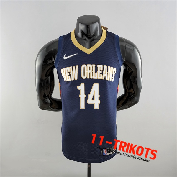 New Orleans Pelicans (Ingram #14) NBA Trikots Navy blau 75th Anniversary