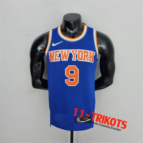 New York Knicks (Barrett #17) NBA Trikots Blau 75th Anniversary