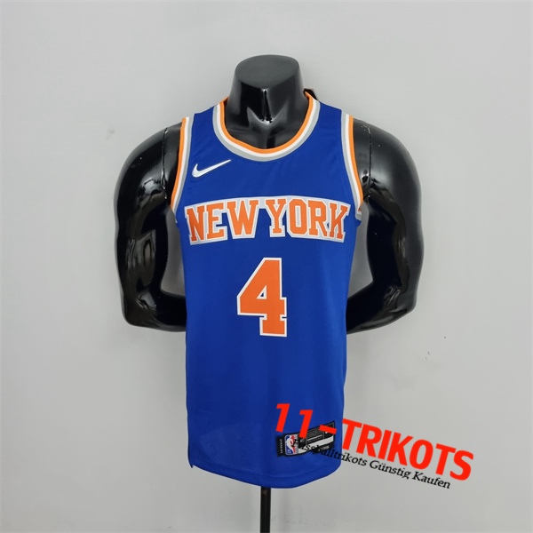 New York Knicks (Ross #4) NBA Trikots Blau 75th Anniversary