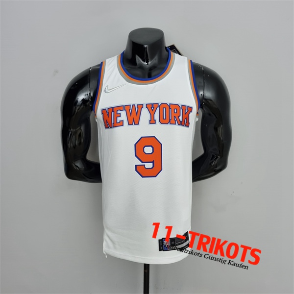 New York Knicks (Barrett #17) NBA Trikots Weiß 75th Anniversary