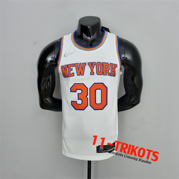 New York Knicks (Randle #30) NBA Trikots Weiß 75th Anniversary
