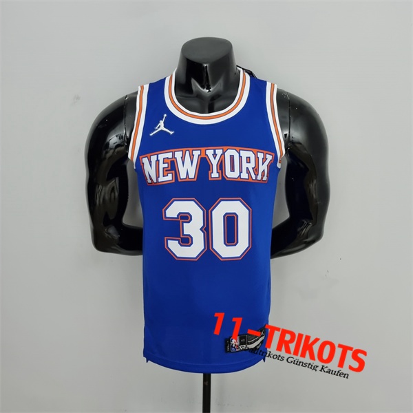 New York Knicks (Randle #30) NBA Trikots Blau 75th Anniversary Jordan Limited