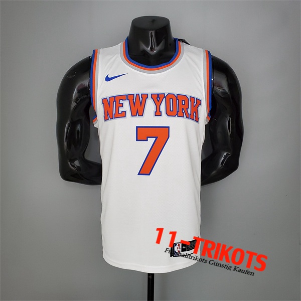 New York Knicks (Anthony #7) NBA Trikots 2021 Weiß