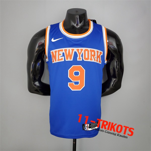 New York Knicks (Barrett #9) NBA Trikots 2021 Blau