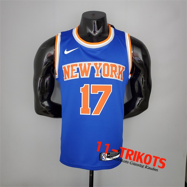 New York Knicks (Lin #17) NBA Trikots 2021 Blau