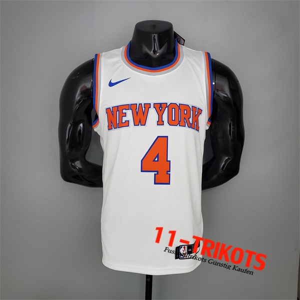 New York Knicks (Rosa #4) NBA Trikots 2021 Weiß