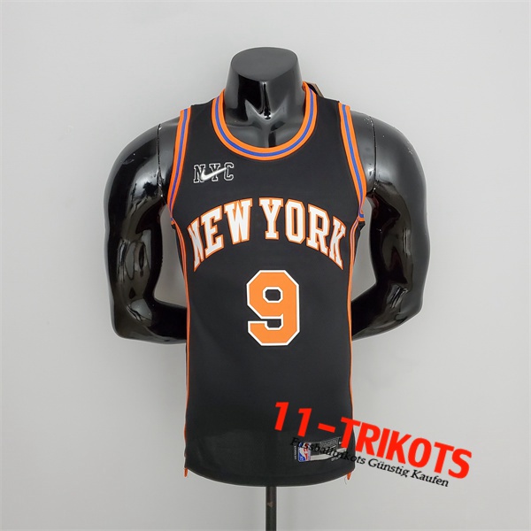 New York Knicks (Barrett #9) NBA Trikots 2022 Season Schwarz Urban Edition