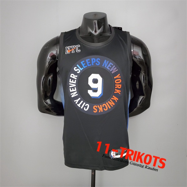 New York Knicks (Barrett #9) NBA Trikots Schwarz City Edition