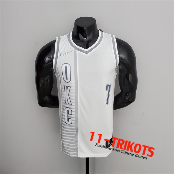 Oklahoma City Thunder (Anthony #7) NBA Trikots Weiß 75th Anniversary City Edition